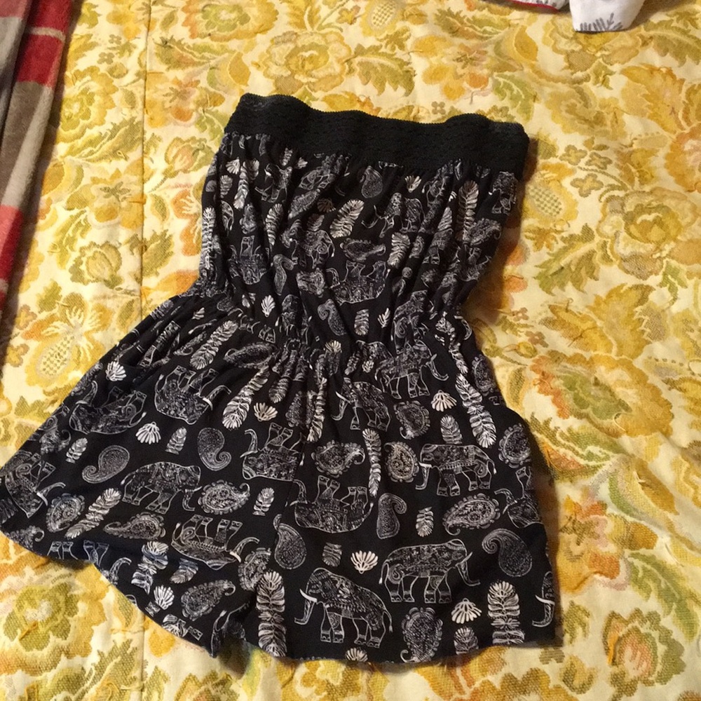 Elephant romper.